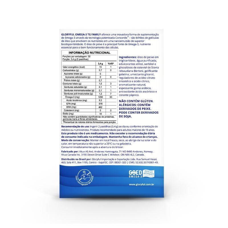 Omega-3 TG Family - 60 gomas